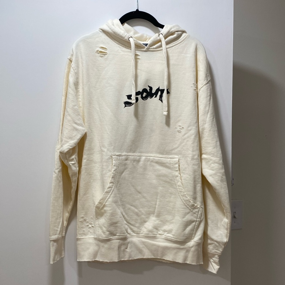 Olivia Rodrigo never worn distressed hoodie